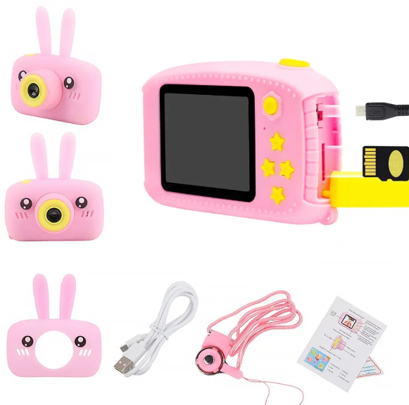 Дитячий фотоапарат Smart Kids Camera цифрова фотокамера, дитяча камера для фото блакитний jv8521476/3 фото