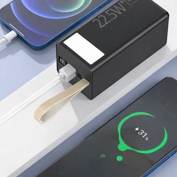 PowerBank UNITECH 22.5W / Портативний зарядний пристрій 50000 mAh / зовнішній зарядний пристрій U86A фото