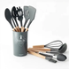 Набір кухонного приладдя силіконовий Kitchen Set RB-2239 червоний (12 предметів) RB2239\3 фото 2