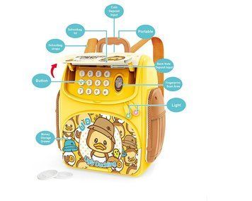 Дитячий електронний сейф-скарбничка SUNROZ Рюкзак Bambi WF-3008CX Ugly Duckling TV01013 фото