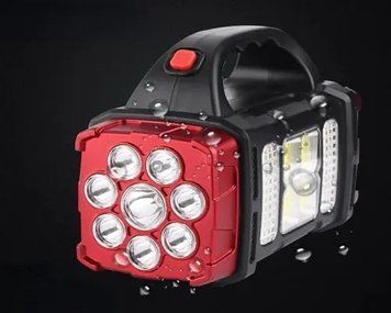 Powerbank LED-ліхтарик HB-1678 на сонячних батареях 5401678 фото
