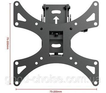 Кронштейн для ТВ 23"-32" SL03, до 36 кг / Статичний кронштейн настінний / Кріплення для телевізора G1285 фото