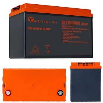 Гелевий акумулятор BATTERY GEL Turkishh Solar 12V 100 Ah M100a фото