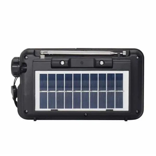 Радіоприймач Golon RX-BT499 VS Bluetooth, USB, microSD, TWS, сонячна панель, Power Bank sp8155 фото