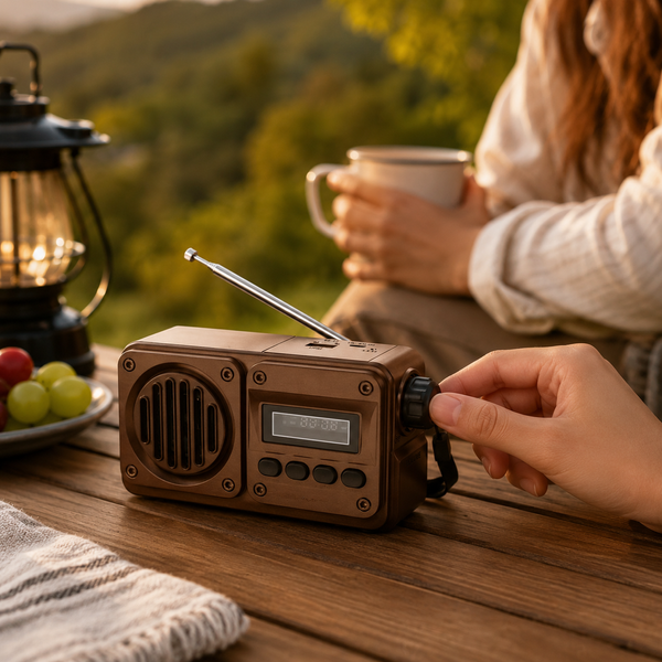 Радіоприймач Golon RX-BT499 VS Bluetooth, USB, microSD, TWS, сонячна панель, Power Bank sp8155 фото