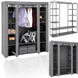 Тканинна шафа HCX Storage Wardrobe 88130 Сірий 2051052/3 фото 2
