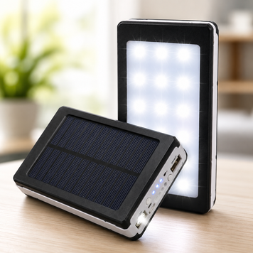 Мобільна зарядка POWER BANK +LED Solar / Повербанк UN-3102 SOLAR 40000mAh 2018186 фото