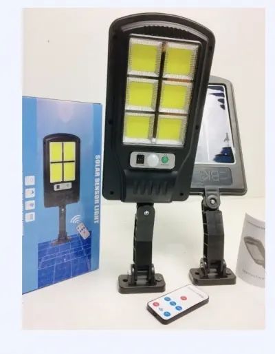 Вуличний ліхтар на стовп із пультом на сонячних батареях Solar Light НА 10 ЛАМП 10507 фото