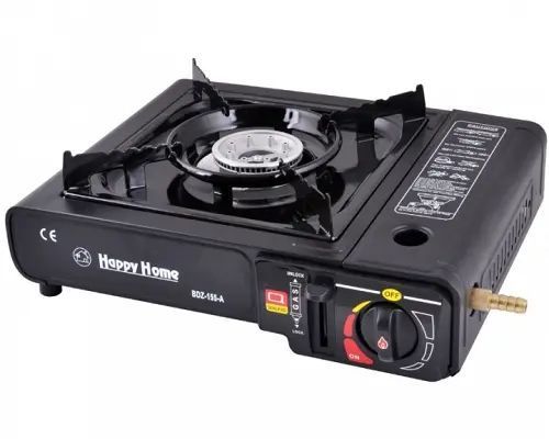 Портативна газова плита HAPPY HOME BDZ-155A + кейс BDZ-155A фото