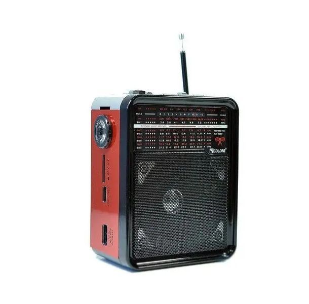 Радіоприймач радіо колонка Портативний Golon RX-9100 Red 2054658999 фото