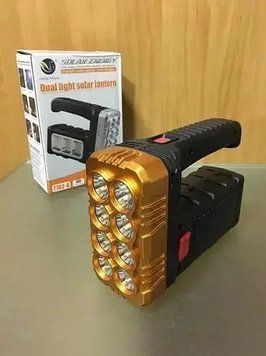 Багатофункціональний ліхтарик на сонячній батареї BL-7702В 54077 фото
