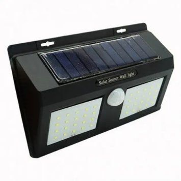 Подвійний Світильник сонячна панель із датчиком руху Solar Sensor Wall Light 1626A 22600542 фото