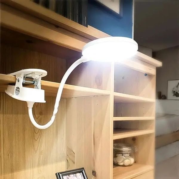 Настільна лампа USB LED гнучка з прищіпкою Jam474474 фото