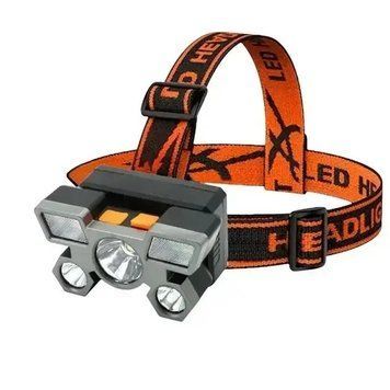 Налобний 5 світлодіодний із вбудованим акумулятором 18650HEAD LIGHT SN27 2052942 фото
