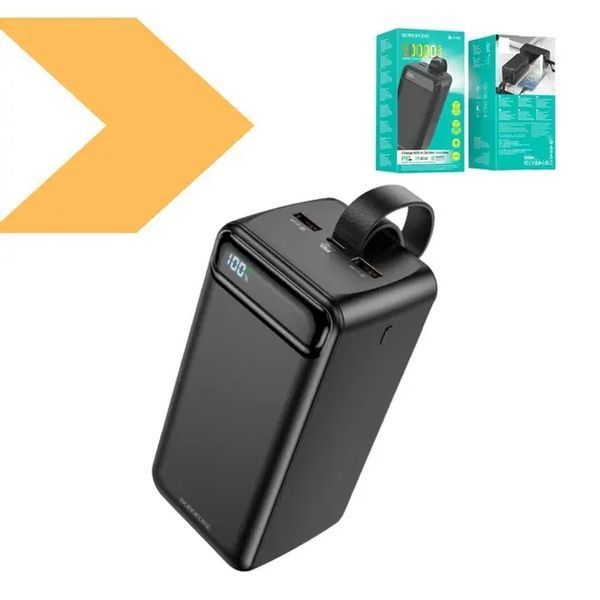 Портативний зарядний пристрій BOROFONE POWER BANK 50000MAH BJ 14D, чорний sp1420 фото