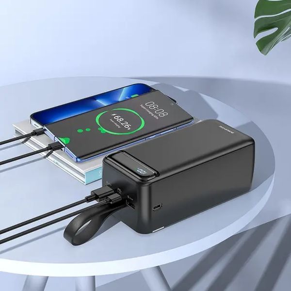 Портативний зарядний пристрій BOROFONE POWER BANK 50000MAH BJ 14D, чорний sp1420 фото