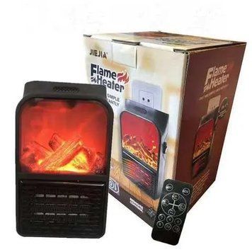 Обігрівач електричний Flame Heater 1000W з пультом 20500000019 фото