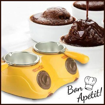 Електричний набір для фондю з двома чашами Chocolatiere 50900000009 фото