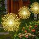 Ліхтар садовий газонний на сонячній батареї Кульбаба 120 LED (2 шт в комплекті) G10052 фото 1