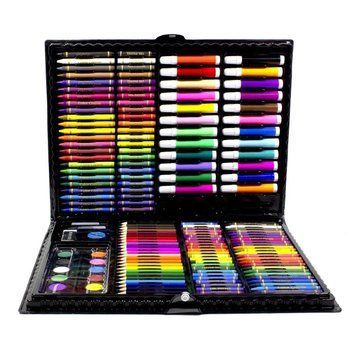 Великий набір для дитячої творчості та малювання Super Mega Art Set Black 168 предметів karl16852369 фото