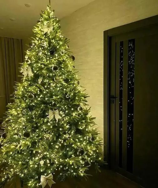 Гірлянда нитка на котушці, від мережі, 50м, 240LED, теплий білий/ Світлодіодна LED гірлянда на ялинку G5801 фото
