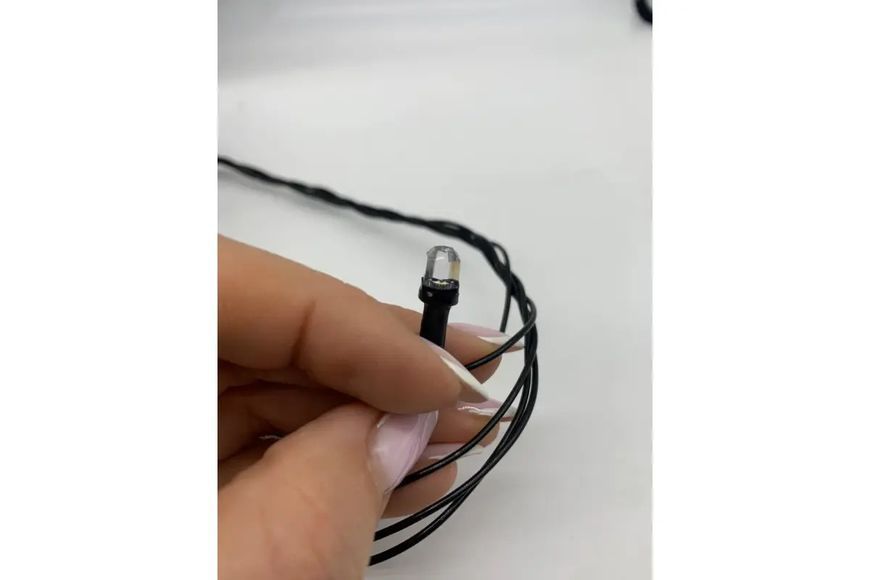 Гірлянда нитка на котушці, від мережі, 50м, 240LED, теплий білий/ Світлодіодна LED гірлянда на ялинку G5801 фото