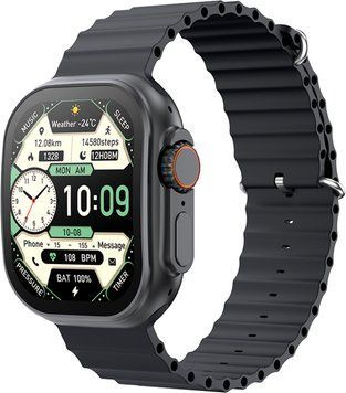 Смарт годинник ULTRA 1-1 Smart Watch 49mm чорний pan14411/2 фото