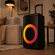Портативна акустика ZXX-7878 / Акумуляторна колонка з Bluetooth, TWS, FM, USB, SD, RGB-підсвічуванням / Караоке колонка-валіза з 2 мікрофонами та пультом ДУ sp8717 фото 4