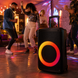Портативна акустика ZXX-7878 / Акумуляторна колонка з Bluetooth, TWS, FM, USB, SD, RGB-підсвічуванням / Караоке колонка-валіза з 2 мікрофонами та пультом ДУ sp8717 фото 3