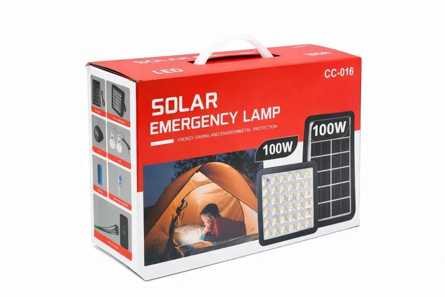 Сонячна портативна зарядна станція 100W (CC-016) CC-016 фото
