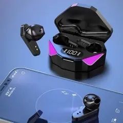 Бездротові ігрові навушники X 15 з RGB LED підсвічуванням та шумоподавленим 2128675 фото