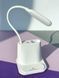 Акумуляторна настільна LED лампа Bionic Desk Lamp c USB виходом, органайзером та підставкою для смартфона 2050018 фото 3