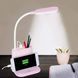 Акумуляторна настільна LED лампа Bionic Desk Lamp c USB виходом, органайзером та підставкою для смартфона 2050018 фото 4