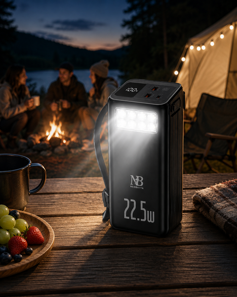 PowerBank Neobatta N-316 60000 mAh 22.5W з LED підсвічуванням / Портативний зарядний пристрій 60000 mAh 2019941 фото