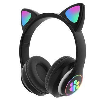 Бездротові навушники Cat STN-28 / Гарнітура з мікрофоном FM радіо Bluetooth чорний 2050011/5 фото