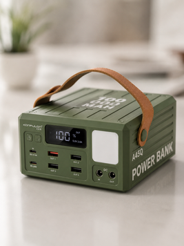 Повербанк KONFULON A45Q 100000 mAh, 22.5 Вт / Зовнішній акумулятор з LED підсвічуванням AsAD-2696 фото