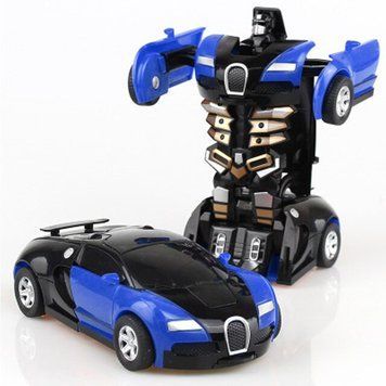 Синій Машинка трансформер Автобот Lamborghini Robot Car на радіокеруванні 2в1 OS01245102\2 фото