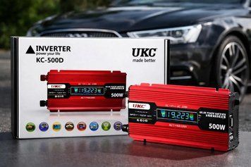 Перетворювач AC/DC KC-500D 500W+lcd, Інвертор у машину sp3738 фото