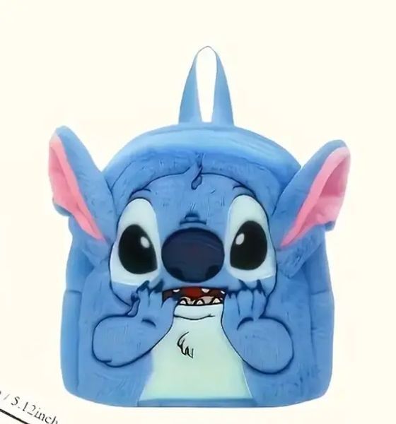 Плюшевий рюкзак Стич Disney Fairy Stitch м'який дитячий рюкзак з вушками та мордочкою G6352 фото