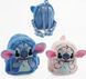 Плюшевий рюкзак Стич Disney Fairy Stitch м'який дитячий рюкзак з вушками та мордочкою G6352 фото 2