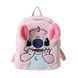 Плюшевий рюкзак Стич Disney Fairy Stitch м'який дитячий рюкзак з вушками та мордочкою G6352 фото 4