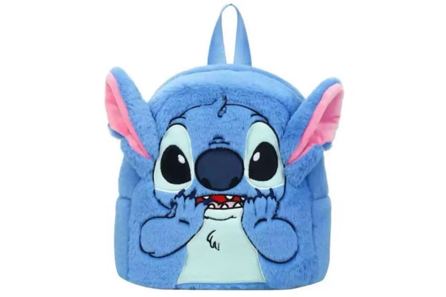 Плюшевий рюкзак Стич Disney Fairy Stitch м'який дитячий рюкзак з вушками та мордочкою G6352 фото