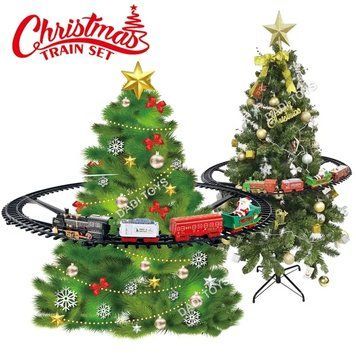 Різдвяний поїзд на ялинку Christmas Train Set G5781 фото