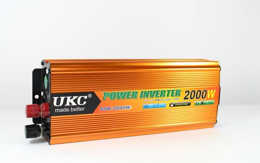 Перетворювач AC/DC SSK 2000W 24V / Інвертор автомобільний 24В sp2711 фото