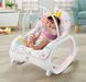 Дитяче крісло-гойдалка Fisher Price / Дитячий шезлонг з музичною підвіскою та регульованою спинкою Jam4769 фото 2