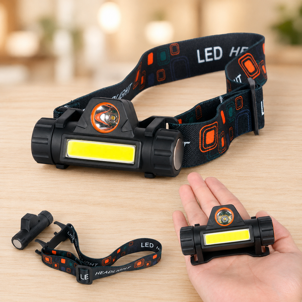 Налобний ліхтар BL 8101 COB XPE магнітний 14500 usb charge / Акумуляторний ліхтарик на голову sp8101 фото