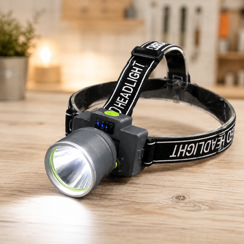 Ліхтарик налобний M 3 pro / Ліхтар акумуляторний UKC / LED світильник налобний на USB Type-C sp10514 фото