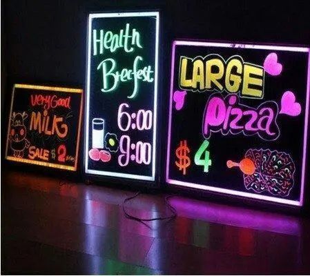 Борд, що світиться. LED дошка FLUORECENT BOARD 60*80 з фломастером та серветкою sp2002141 фото