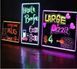 Борд, що світиться. LED дошка FLUORECENT BOARD 60*80 з фломастером та серветкою sp2002141 фото 4